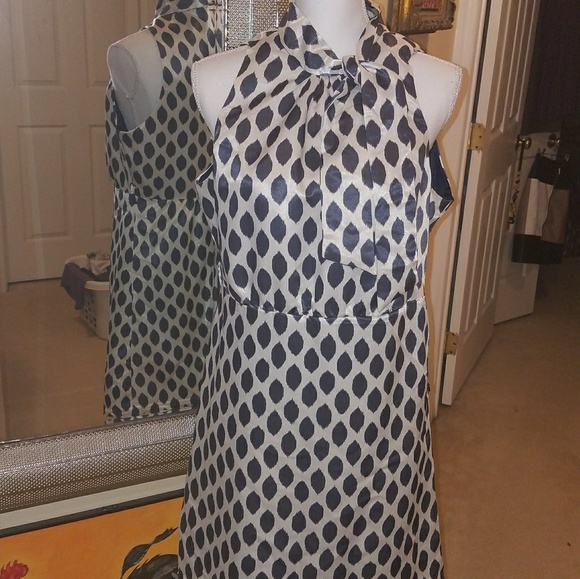 Forever 21 Dresses & Skirts - Forever 21 Charcoal and Ivory Dress Necktie Size L NWT Missing Belt